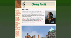 Desktop Screenshot of gregholt.co.uk